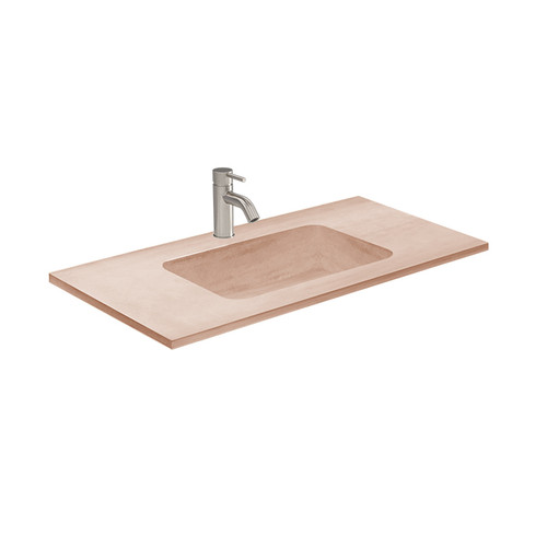 Bare Concrete Vanity Basin 1200mm Nutmeg 85476NM