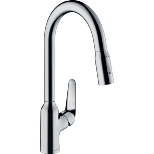 Focus M42 Single Lever Kitchen Mixer 220 Pull-Out Spray 2 Jet sBox Chrome 71820000