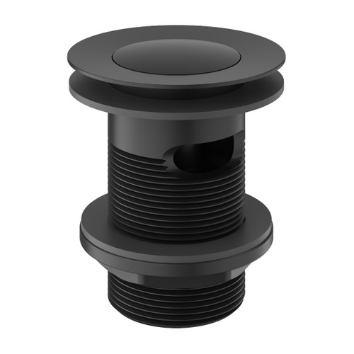 Minimalist Round Pop Up Waste Black ROPWBK