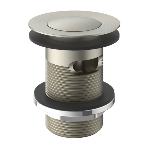 Minimalist Round Pop Up Waste Brushed Nickel ROPWNK