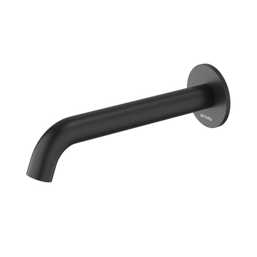 Minimalist MK2 Wall Mounted Bath Spout Black MNSPWBTBK