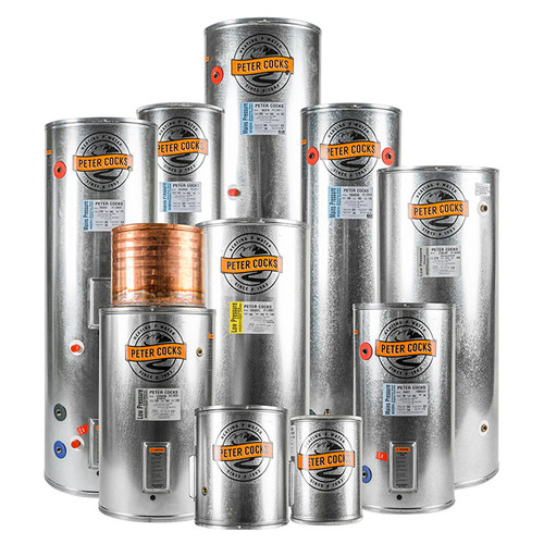 Hot Water Cylinder Low Pressure Copper 180L 2kW Triple 18054-1ESP