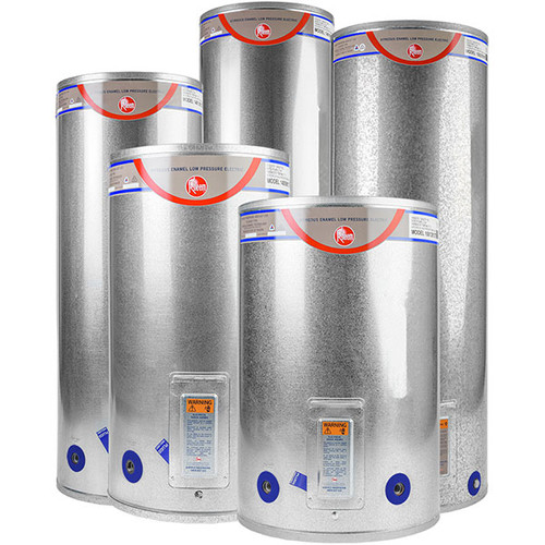 Electric Hot Water Cylinder Low Pressure Vitreous Enamel 270L 3kW Triple Inlet 15827015T