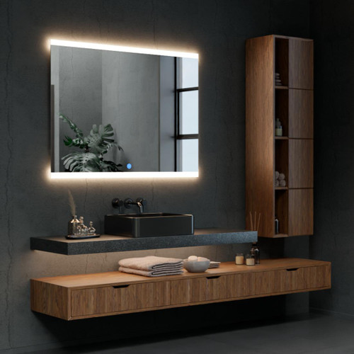 LED Mirror with Demister Rectangle 1200 x 900mm