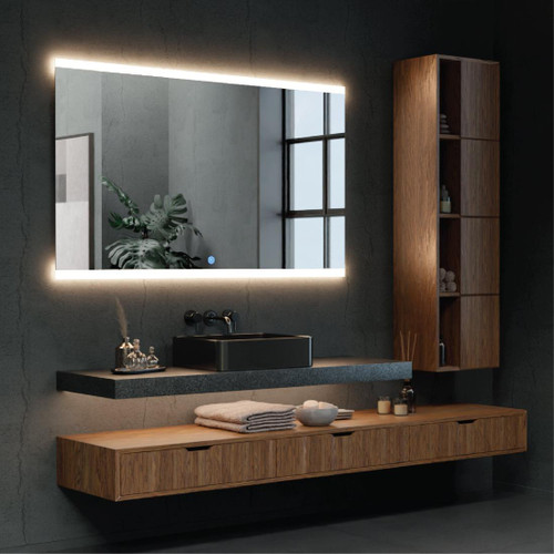 LED Mirror with Demister Rectangle 1500 x 900mm