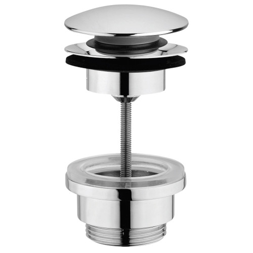 Universal Basin Clicker Waste Chrome