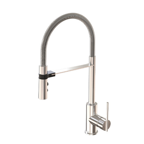 Mor Spring Sink Mixer Brushed Nickel