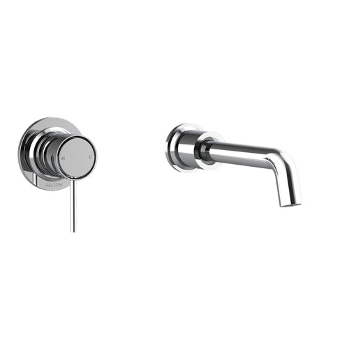 Tate Wall Mounted Basin/Bath Mixer 180mm Chrome