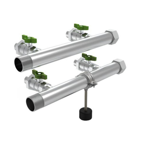 Twin Manifold Set CMBE Inlet and Outlet 1 Inch - 1 1/4 Inch