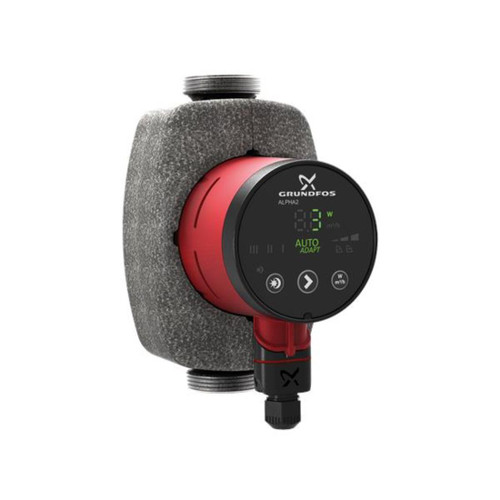 Multispeed Circulator Pump Regulated Alpha2 25-60 180 2-110 Degrees Stainless Steel