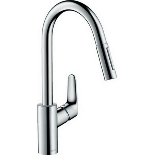 Focus M41 Single Lever Kitchen Mixer 240 Pull-Out Spray 2 Jet Chrome 31815000