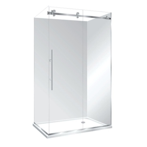 Symphony Shower Set Premier RH Flat Wall 1200 x 900mm Silva