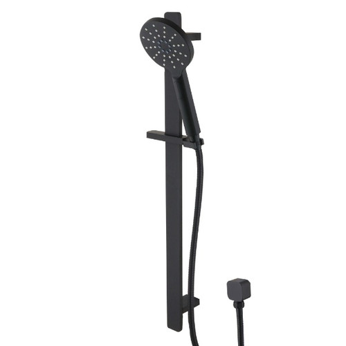 Main Image Prestigio Multi Spray Handshower Set Separate Elbow Round Head Black