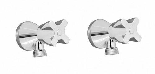 Axis Laundry Taps Wall Mounted Chrome