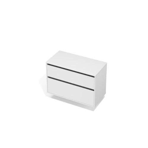 City 50 Wall Hung Vanity 2 Drawers 1000mm
