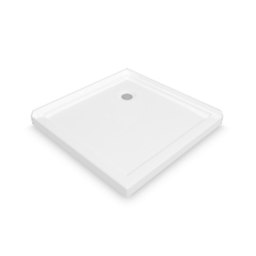 QuickFit Square Shower Tray Low Profile 2 Sided 900 x 900mm 1095A-0