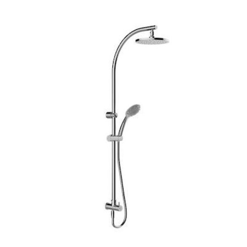 Rain Duet Dual Renew Shower Column With Round Head 200mm Polished Chrome