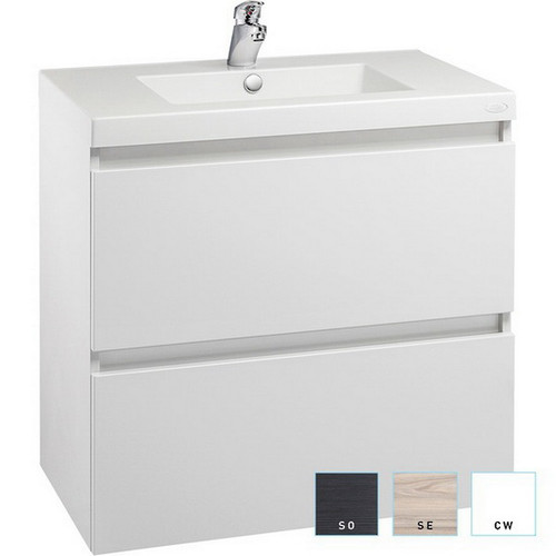 Valencia Wall-Hung Vanity 600mm White