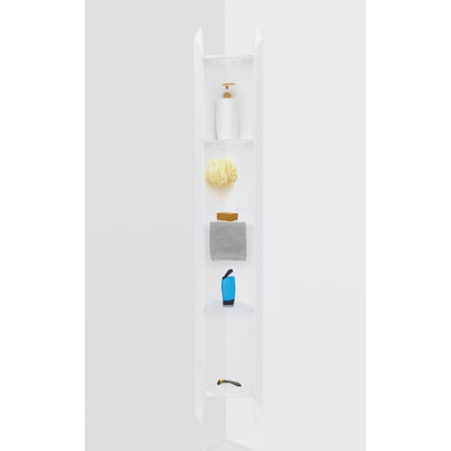 Corner Contour Plus Shower Wall 2 Sided Wall 900 x 900mm 706708A-0