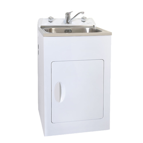 Main Image Laundry Tub 560 x 560 x 990mm Door Model with Centre Mixer
