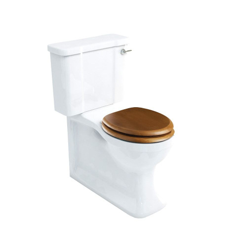 Arcade Toilet Suite Close Coupled 500 x 885 x 670mm Oak Seat