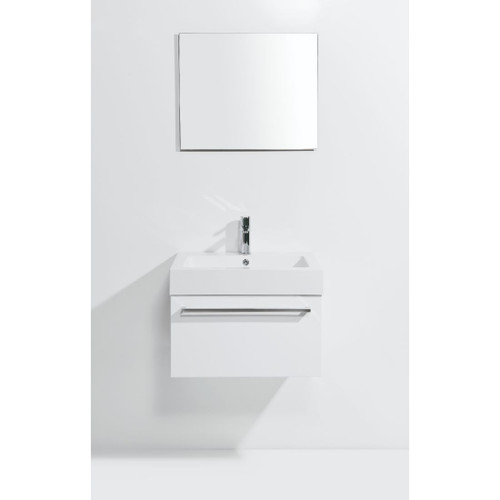 Tessa Wall Hung Vanity 1 Drawer 600mm French Oak TS60DWHMFO