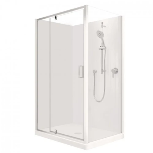 Elite Square Corner Shower 900 x 900mm Rear Waste