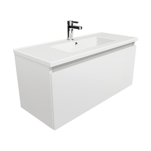 Valencia Wall Hung Vanity Slim 900mm White