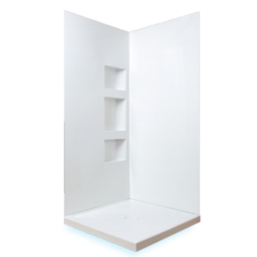 Side Recessed Wall 900 x 900mm 2 Sided