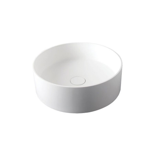 Urban Vessel Basin Round Straight Side Solid Surface UR45