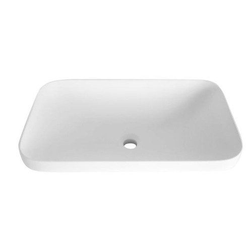 Mida Kordura Semi Recessed Basin 600mm White