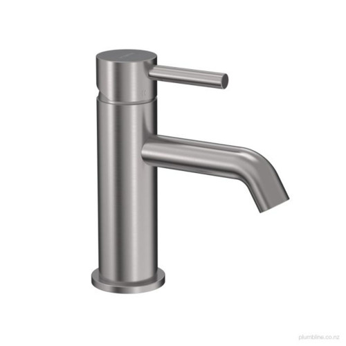 Swiss Basin Mixer Brushed Stainless Steel