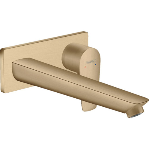 Talis E Single Lever Basin Mixer Concealed Install Wall Mount Brushed Bronze