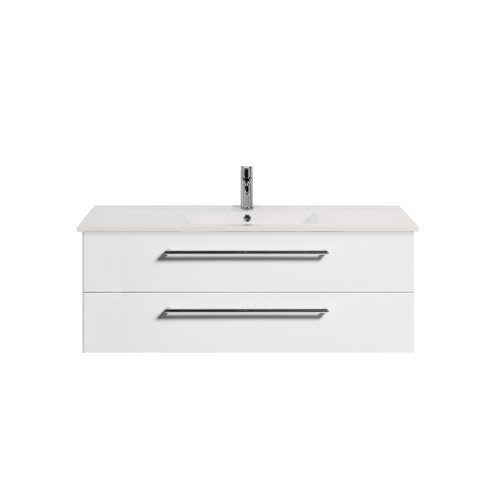 Boston Wall Hung Vanity 2 Drawer 1200mm Driftwood