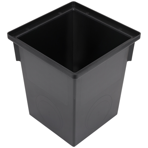 Connecto Trade Surface Water Drainage Pit 250mm Square Black (Base Only) CTP250B