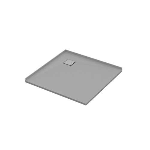 Slateforma Tray 2 Wall AB Upstand Stone 900 x 900mm