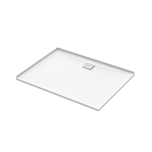Slateforma Tray 2 Wall AB Upstand Chalk 900 x 1200mm