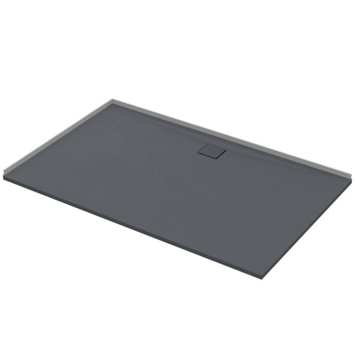 Slateforma Tray 2 Wall AB Upstand Anthracite 1000 x 1600mm