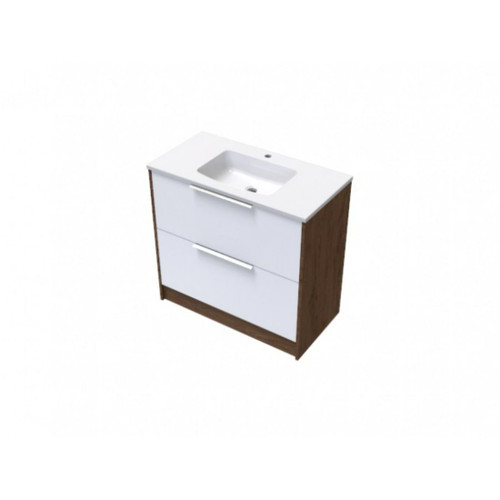 Nikau Wall Hung Vanity Double Drawer 900mm