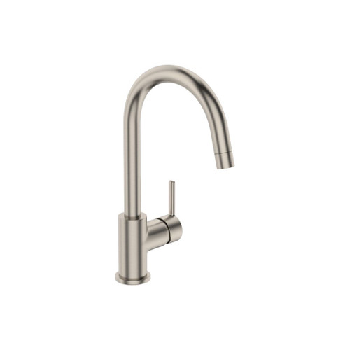 Mode Gooseneck Sink Mixer Brushed Nickel Lead Free