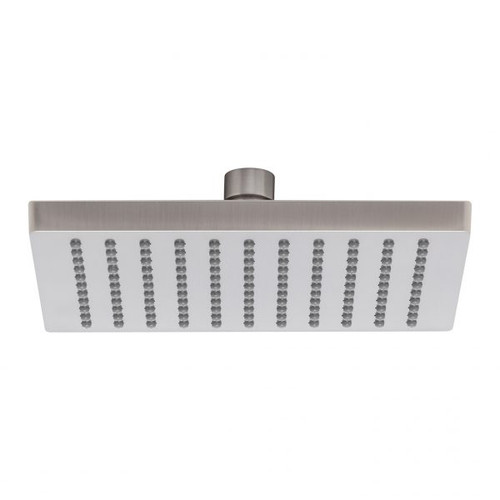 Lexi Shower Rose 200mm Square Brushed Nickel LE5100-40