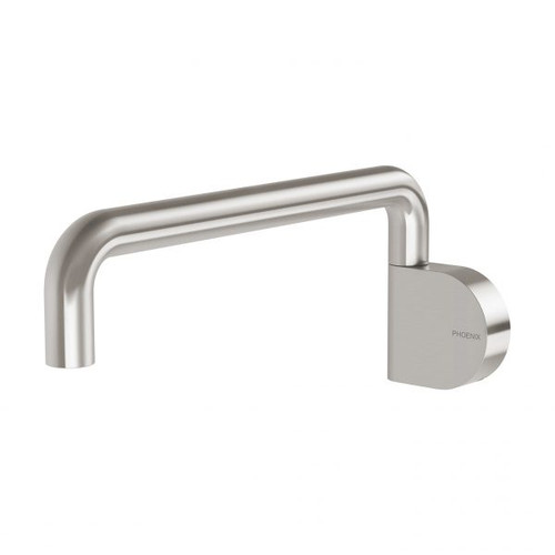 Outlets Designer Swivel Bath Outlet 230mm Round Brushed Nickel 121-0880-40