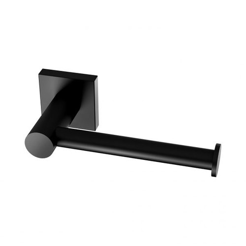 Radii Toilet Roll Holder Square Plate Matte Black RS892 MB