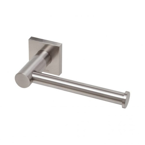 Radii Toilet Roll Holder Square Plate Brushed Nickel RS892 BN