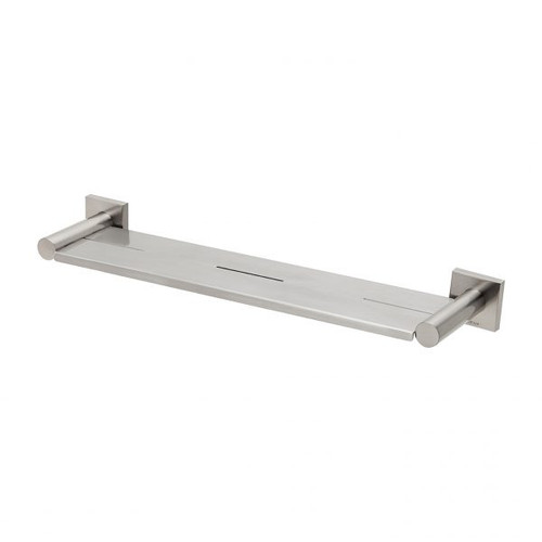 Radii Metal Shelf Square Plate Brushed Nickel RS886 BN