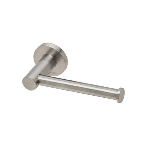 Radii Toilet Roll Holder Round Plate Brushed Nickel RA892 BN