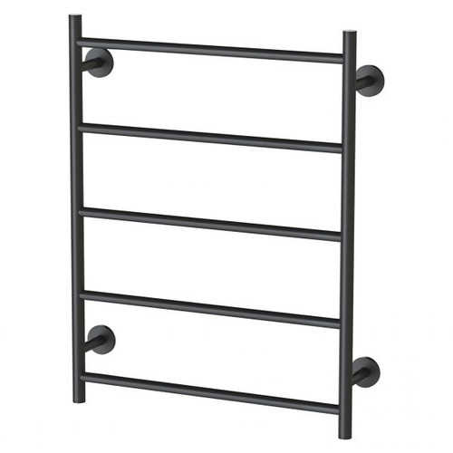 Radii Towel Ladder 550 x 740mm Round Plate Matte Black RA8750 MB