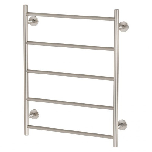 Radii Towel Ladder 550 x 740mm Round Plate Brushed Nickel RA8750 BN