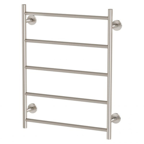 Radii Towel Ladder 550 x 740mm Round Plate Brushed Nickel RA870 BN