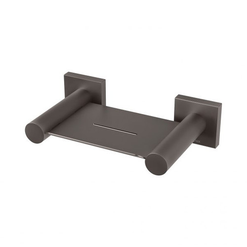 Radii Soap Dish Square Plate Gun Metal RS895 GM